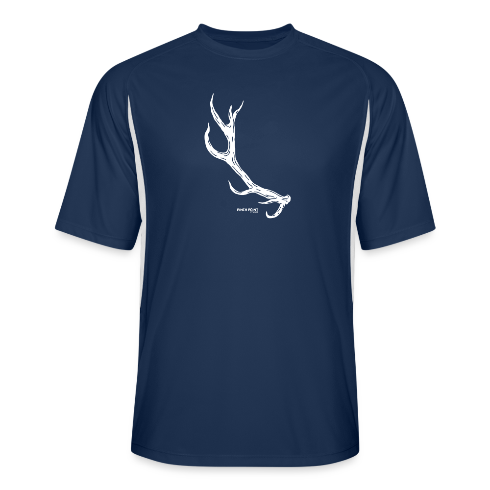 Men’s Cooling Performance Color Blocked Jersey - navy/white