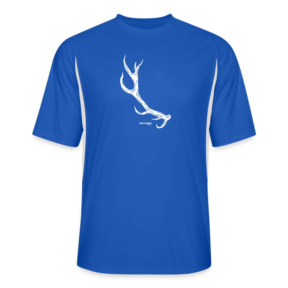 Men’s Cooling Performance Color Blocked Jersey - royal/white
