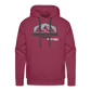 Men’s Premium adventure hoodie - burgundy