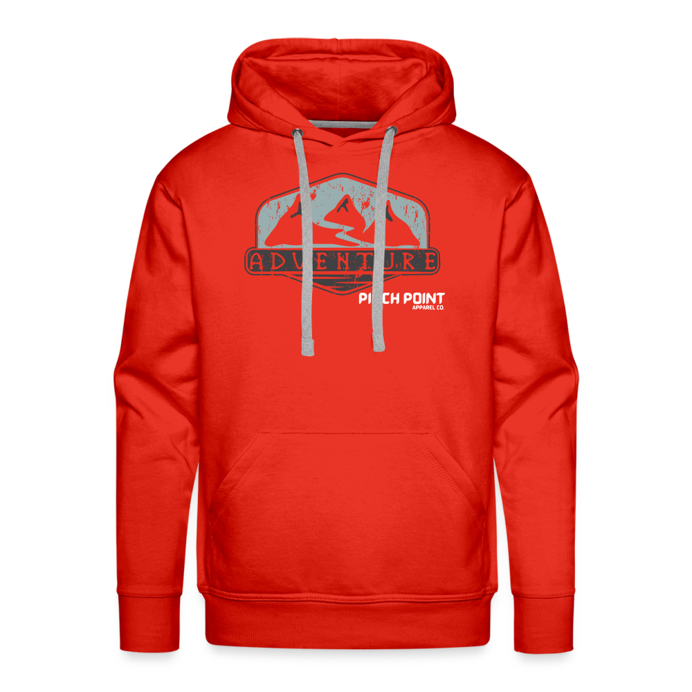 Men’s Premium adventure hoodie - red