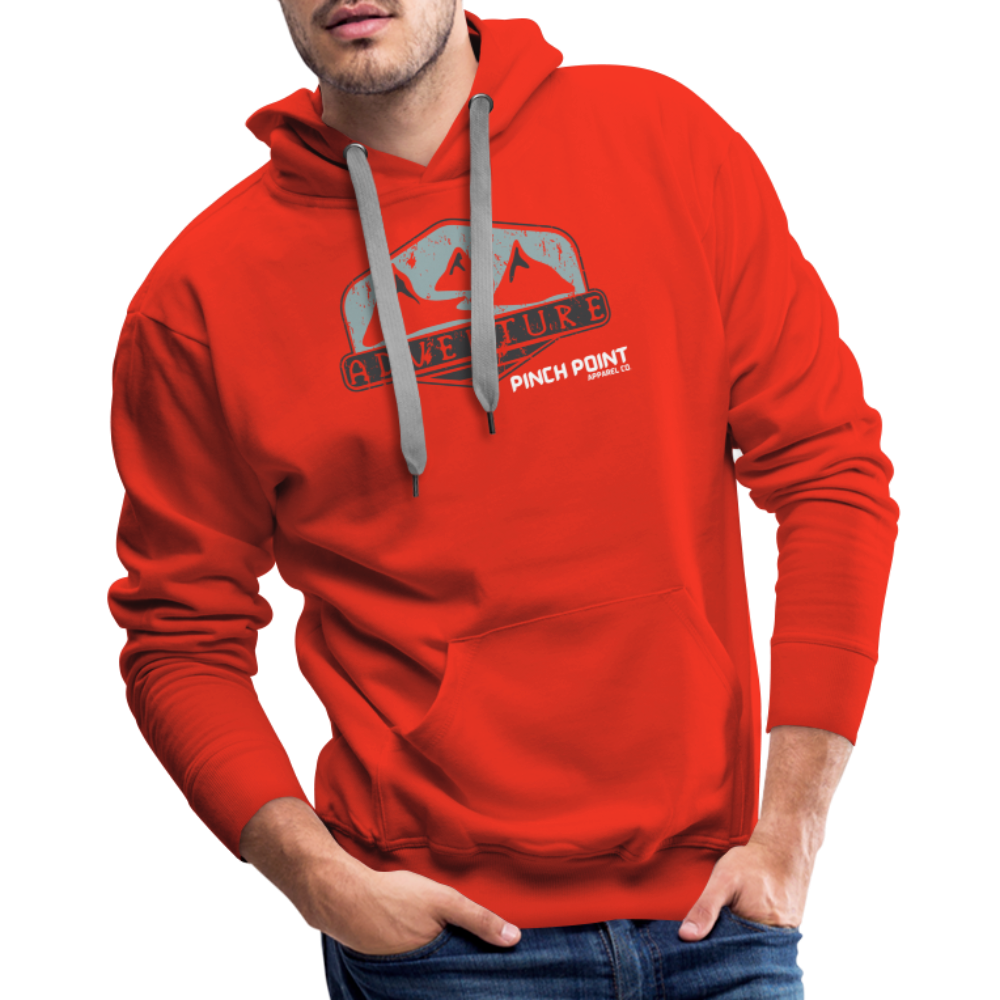 Men’s Premium adventure hoodie - red