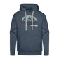 Men’s Premium adventure hoodie - heather denim