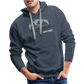 Men’s Premium adventure hoodie - heather denim
