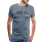 Men's Premium T-Shirt - steel blue