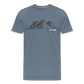 Men's Premium T-Shirt - steel blue